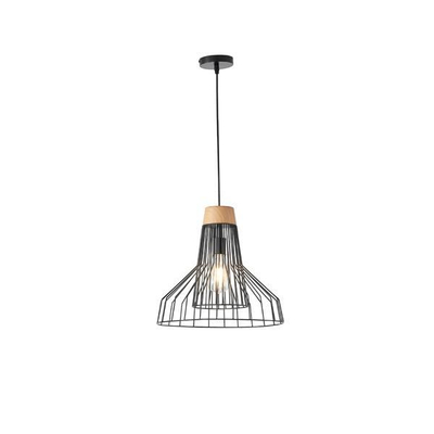 ΦΩΤΙΣΤΙΚΟ ΚΡΕΜΑΣΤΟ ΜΕΤΑΛΛΟ 1XE27  MAX 40W 360X360X1380mm ΜΑΥΡΟ ARTE ILLUMINA OGGI
