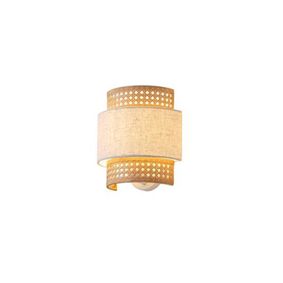 ΑΠΛΙΚΑ ΤΟΙΧΟΥ ΥΦΑΣΜΑ 1XE27 MAX 15W 260X460mm MΠΕΖ-ΜΑΤ ΛΕΥΚΟ ARTE ILLUMINA ISLA