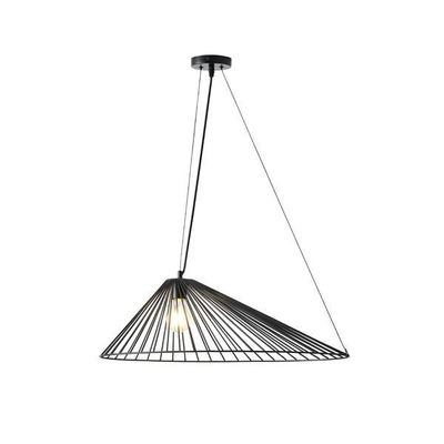 ΦΩΤΙΣΤΙΚΟ ΚΡΕΜΑΣΤΟ ΜΕΤΑΛΛΟ 1XE27  MAX 40W 600X390X1300Dmm ΜΑΥΡΟ ARTE ILLUMINA OGGI