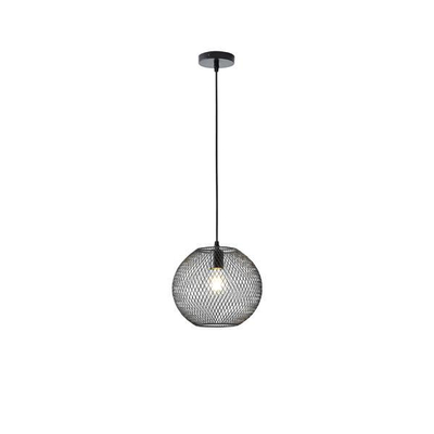 ΦΩΤΙΣΤΙΚΟ ΚΡΕΜΑΣΤΟ ΜΕΤΑΛΛΟ 1XE27  MAX 40W 350X350Χ1360mm ΜΑΥΡΟ ARTE ILLUMINA OGGI