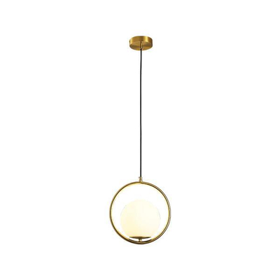 ΦΩΤΙΣΤΙΚΟ ΚΡΕΜΑΣΤΟ ΓΥΑΛΙ ΜΟΝΟΦΩΤΟ 1XE27 Φ25*H25CM ΧΡΥΣΟ ARTE ILLUMINA