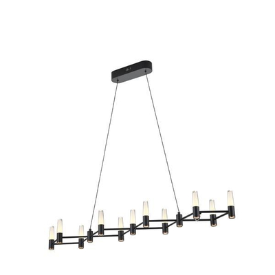 ΦΩΤΙΣΤΙΚΟ ΚΡΕΜΑΣΤΟ ΑΛΟΥΜΙΝΙO LED 58W 3000K 5800Lm 1200X1500mm  ΜΑΥΡΟ-ΧΡΥΣΟ ARTE ILLUMINA VELAS