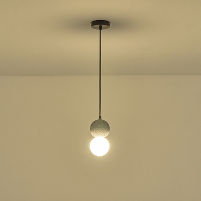 ΦΩΤΙΣΤΙΚΟ ΚΡΕΜΑΣΤΟ ΤΣΙΜΕΝΤΟ&ΓΥΑΛΙ G9 MAX 15W 100X100X210mm ΜΑΥΡΟ ARTE ILLUMINA SALPICO