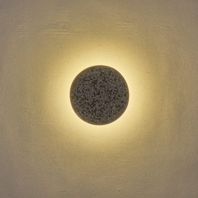 ΑΠΛΙΚΑ ΤΣΙΜΕΝΤΟ&ΜΕΤΑΛΛΟ 5W 3000K 600Lm 240X240X240mm ΓΚΡΙ ΑRTE ILLUMINA SALPICO