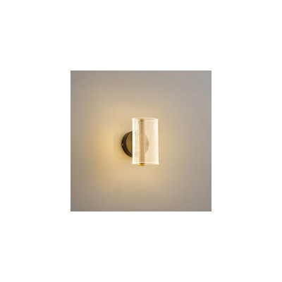 ΑΠΛΙΚΑ ΑΚΡΥΛΙΚΗ 8W 720Lm 3000K 420X380mm ΜΑΥΡO DOTS ARTE ILLUMINA SPARKY