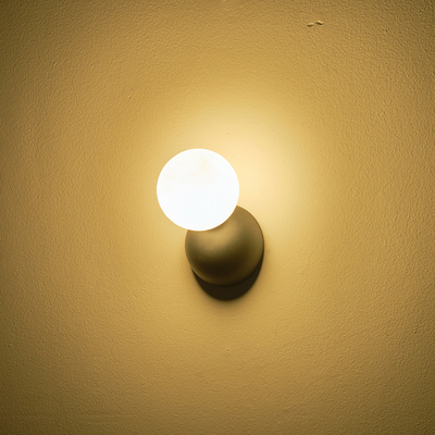 ΑΠΛΙΚΑ TOIXOY ΜΕΤΑΛΛΙΚΗ LED G9 MAX 25W 100X120mm MΑΥΡΟ ARTE ILLUMINA TERPSI