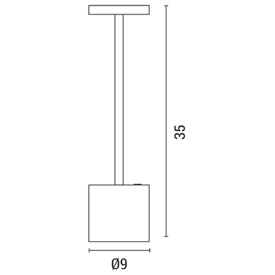 ΠΟΡΤΑΤΙΦ ΑΦΗΣ ΕΠΑΝΑΦΟΡΤΙΖΟΜΕΝΟ LED 4W DIMMABLE ΧΡΥΣΟ ARTE ILLUMINA TABLO
