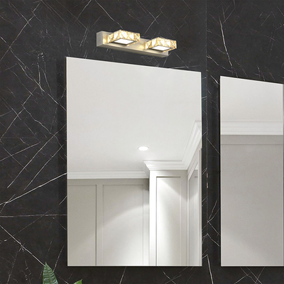 ΑΠΛΙΚΑ ΤΟΙΧΟΥ LED 6W 4000Κ ΤΕΤΡΑΓΩΝΗ 2Φ 320X50X116 ΝΙΚΕΛ ARTE ILLUMINA