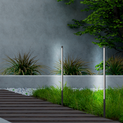 ΚΟΛΩΝΑΚΙ ΑΛΟΥΜΙΝΙΟΥ 15W 25XH:600mm IP65 3000K ΜΑΥΡΟ ARTE ILLUMINA