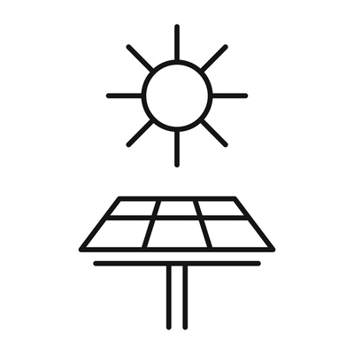 ΑΠΛΙΚΑ ΑΛΟΥΜΙΝΙΟΥ ΜΕ ΗΛΙΑΚΟ PANEL ΚΑΡΦΩΤΗ 2.4W, 240LM 4000K RGB ARTE ILLUMINA