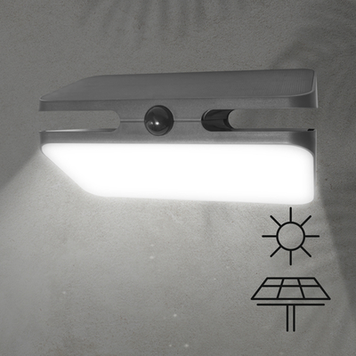 ΑΠΛΙΚΑ ΜΕ ΗΛΙΑΚΟ PANEL 7W 700LM 4000Κ IP54 ΜΕ ΑΝΙΧΝΕΥΤΗ ΚΙΝΗΣΗΣ ARTE ILLUMINA