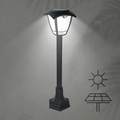 ΗΛΙΑΚΗ ΑΠΛΙΚΑ ΜΕ ΚΟΛΩΝΑΚΙ & ΑΝΙΧΝΕΥΤΗ ΚΙΝΗΣΗΣ 6W 400LM 165X225X210mm 3CCT ARTE ILLUMINA