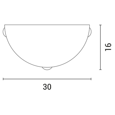 ΑΠΛΙΚΑ ΤΟΙΧΟΥ Φ30 1XΕ27 ΛΕΥΚΟ-ΝΙΚΕΛ  ARTE ILLUMINA LEIA