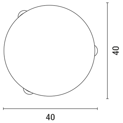 ΠΛΑΦΟΝΙΕΡΑ ΤΟΙΧΟΥ Φ40 2ΧΕ27 ΛΕΥΚΟ-ΝΙΚΕΛ ARTE ILLUMINA LEIA