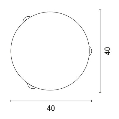 ΠΛΑΦΟΝΙΕΡΑ ΤΟΙΧΟΥ Φ40 2ΧΕ27 ΛΕΥΚΟ-ΝΙΚΕΛ ARTE ILLUMINA ERIS