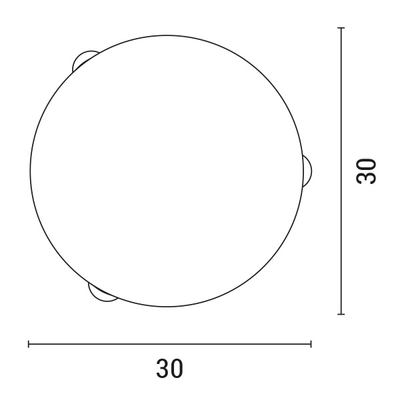 ΠΛΑΦΟΝΙΕΡΑ ΤΟΙΧΟΥ Φ30 1XΕ27 ΜΕΛΙ-ΜΠΡΟΝΖΕ ARTE ILLUMINA ERIS