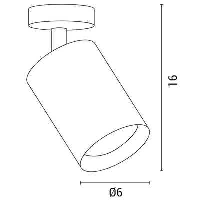 ΦΩΤΙΣΤΙΚΟ ΟΡΟΦΗΣ ΚΙΝΗΤΟ ΚΥΛΙΝΔΡΟΣ LED 10W 4000K ΜΑΥΡΟ PLUS ARTE ILLUMINA ROTONDO