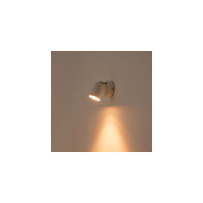 ΣΠΟΤ ΜΕΤΑΛΛΙΚΟ 1XGU10 Max 7W  135X80X95mm  ΛΕΥΚΟ ARTE ILLUMINA OLYMP