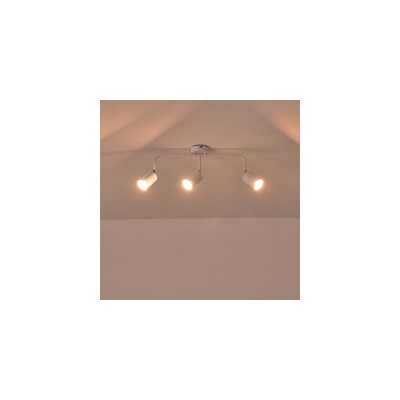 ΣΠΟΤ ΜΕΤΑΛΛΙΚΟ 3ΦΩΤΟ 3XGU10 Max 7W 500X90X230mm ΛΕΥΚΟ ARTE ILLUMINA OLYMP