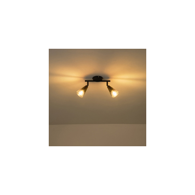 ΣΠΟΤ ΜΕΤΑΛΛΙΚΟ ΜΕ SMOKY ΓΥΑΛΙ 2ΦΩΤΟ 2XE14  220X80X165mm ARTE ILLUMINA CLASSY