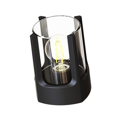 ΑΠΛΙΚΑ ΤΟΙΧΟΥ ΑΛΟΥΜΙΝΙΟΥ Ε27 ΜΑΧ 20W IP54 120Χ120Χ160mm ΜΑΥΡO ARTE ILLUMINA
