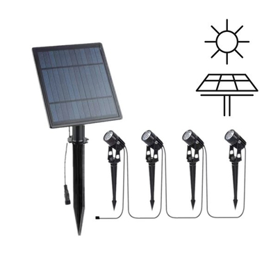 ΑΠΛΙΚΑ ΑΛΟΥΜΙΝΙΟΥ ΜΕ ΗΛΙΑΚΟ PANEL ΚΑΡΦΩΤΗ 2.4W, 240LM 4000K ARTE ILLUMINA