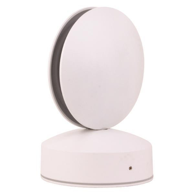 ΦΩΤΙΣΤΙΚΟ ΤΟΙΧΟΥ ΣΤΡΟΓΓΥΛΟ LED 8W Φ110X120X165 3000K IP65 ΛΕΥΚΟ PLUS ARTE ILLUMINA