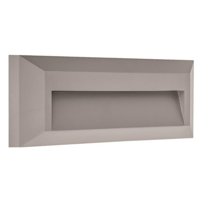 ΑΠΛΙΚΑ ΤΟΙΧΟΥ LED SLIM 2W IP65 220-240V 3000K 230X80X27mm ΓΚΡΙ PRO ARTE ILLUMINA