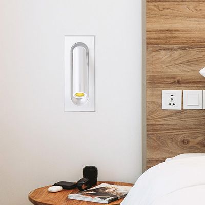 ΑΠΛΙΚΑ ΤΟΙΧΟΥ ΑΛΟΥΜΙΝΙΟΥ ΧΩΝΕΥΤΗ LED 3W 3000Κ Α170 ΛΕΥΚΗ ARTE ILLUMINA