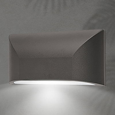 ΑΠΛΙΚΑ ΤΟΙΧΟΥ LED SLIM 6W IP65 220-240V 4000K 220X51X113mm ΓΡΑΦΙΤΗΣ PRO ARTE ILLUMINA