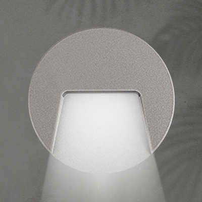 ΦΩΤΙΣΤΙΚΟ ΤΟΙΧΟΥ SLIM LED 3W IP65 230V 4000K Φ135mm ΓΚΡΙ PRO ARTE ILLUMINA