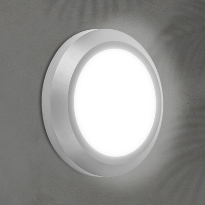 ΦΩΤΙΣΤΙΚΟ ΤΟΙΧΟΥ ΟΒΑΛ LED 4W 150X150X27 3CCT IP65 ΓΚΡΙ ARTE ILLUMINA