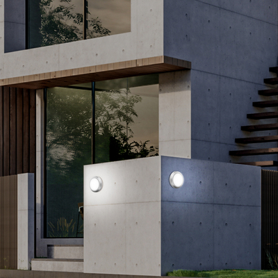 ΦΩΤΙΣΤΙΚΟ ΤΟΙΧΟΥ ΟΒΑΛ LED 4W 150X150X27 3CCT IP65 ΓΡΑΦΙΤΗΣ ARTE ILLUMINA