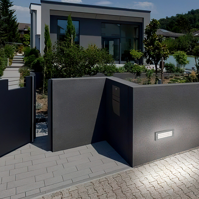 ΦΩΤΙΣΤΙΚΟ ΤΟΙΧΟΥ  LED 6W 255X30X90 3CCT IP65 ΓΡΑΦΙΤΗΣ ARTE ILLUMINA SENARIO