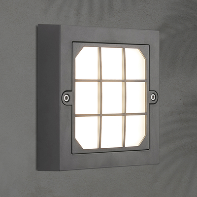 ΦΩΤΙΣΤΙΚΟ ΤΟΙΧΟΥ LED 6W 135X135X32 3CCT IP65 ΓΡΑΦΙΤΗΣ ARTE ILLUMINA SENARIO