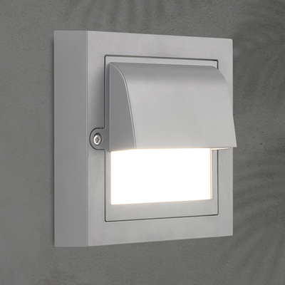 ΦΩΤΙΣΤΙΚΟ ΤΟΙΧΟΥ LED 6W 135X135X55 3CCT IP65 ΓΚΡΙ ARTE ILLUMINA SENARIO