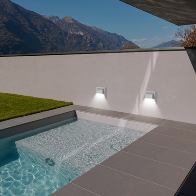 ΦΩΤΙΣΤΙΚΟ ΤΟΙΧΟΥ LED 6W 135X135X55 3CCT IP65 ΓΚΡΙ ARTE ILLUMINA SENARIO