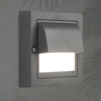 ΦΩΤΙΣΤΙΚΟ ΤΟΙΧΟΥ LED 6W 135X135X55 3CCT IP65 ΓΡΑΦΙΤΗΣ ARTE ILLUMINA SENARIO