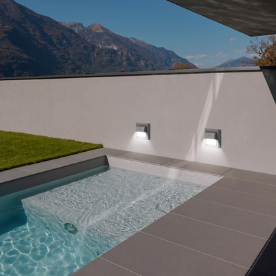 ΦΩΤΙΣΤΙΚΟ ΤΟΙΧΟΥ LED 6W 135X135X55 3CCT IP65 ΓΡΑΦΙΤΗΣ ARTE ILLUMINA SENARIO