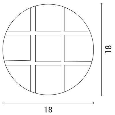 ΠΛΑΦΟΝΙΕΡΑ ΑΛΟΥΜΙΝΙΟΥ ΟΡΟΦΗΣ E27 ΛΕΥΚΗ ARTE ILLUMINA