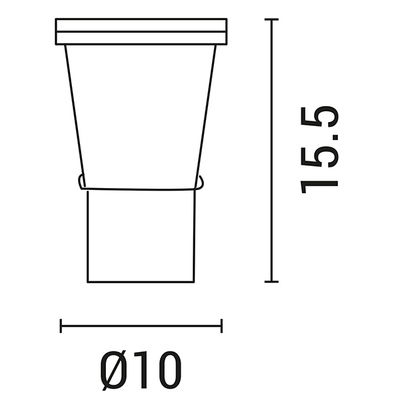 ΣΠΟΤ ΚΗΠΟΥ ΜΕΤΑΛΛΙΚΟ MR16 IP65 12V ΛΕΥΚΟ ARTE ILLUMINA