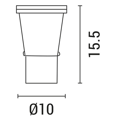 ΣΠΟΤ ΚΗΠΟΥ ΜΕΤΑΛΛΙΚΟ GU10 IP65 230V ΓΚΡΙ ARTE ILLUMINA