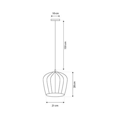 ΦΩΤΙΣΤΙΚΟ ΣΠΙΡΑΛ Φ360 ΛΕΥΚΟ  ARTE ILLUMINA NAXOS