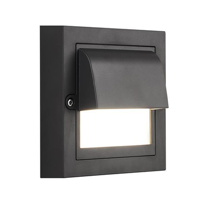ΦΩΤΙΣΤΙΚΟ ΤΟΙΧΟΥ LED 6W 135X135X55 3CCT IP65 ΜΑΥΡΟ ARTE ILLUMINA SENARIO