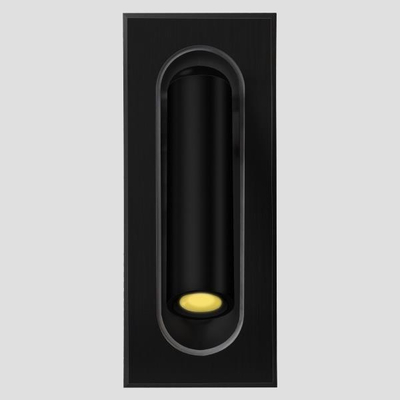 ΑΠΛΙΚΑ ΤΟΙΧΟΥ ΑΛΟΥΜΙΝΙΟΥ ΧΩΝΕΥΤΗ LED 3W 3000Κ Α170 ΜΑΥΡΗ ARTE ILLUMINA