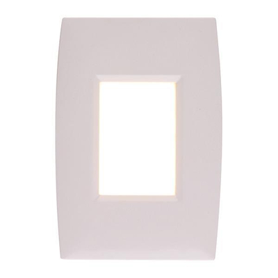 ΑΠΛΙΚΑ ΤΟΙΧΟΥ ΧΩΝΕΥΤΗ (ΓΥΨΟΣΑΝΙΔΑ) SLIM LED 2W 83X123X35 3000K IP65 ΛΕΥΚΗ PLUS ARTE ILLUMINA