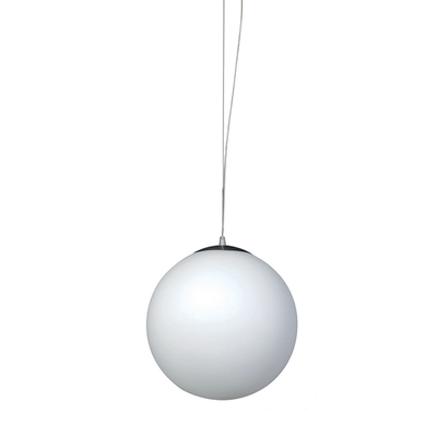 InLight Κρεμαστό φωτιστικό από λευκή οπαλίνα 1XE27 D:40cm (4253-Β)