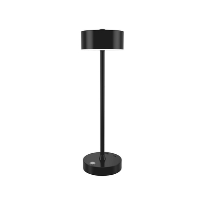 it-Lighting Crater Rechargeable LED 2W 3CCT Touch Table Lamp Black D:38cmx11cm (80100110)