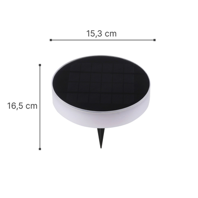 it-Lighting Utah-LED 1.5W 3CCT Solar Spike Light in Black Color (80205010S)