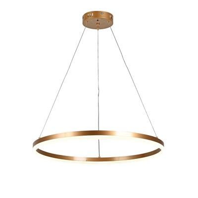 Inlight Κρεμαστό φωτιστικό LED 45W 3CCT (by switch on base) D:60cm (6095-C-Golden)